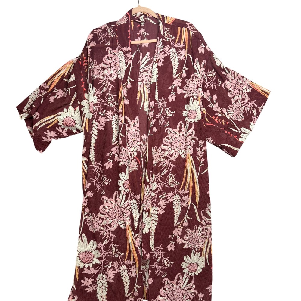 Romantic Bohemian Style Free People if you say so Kimono XS‎ - Picture 5 of 10